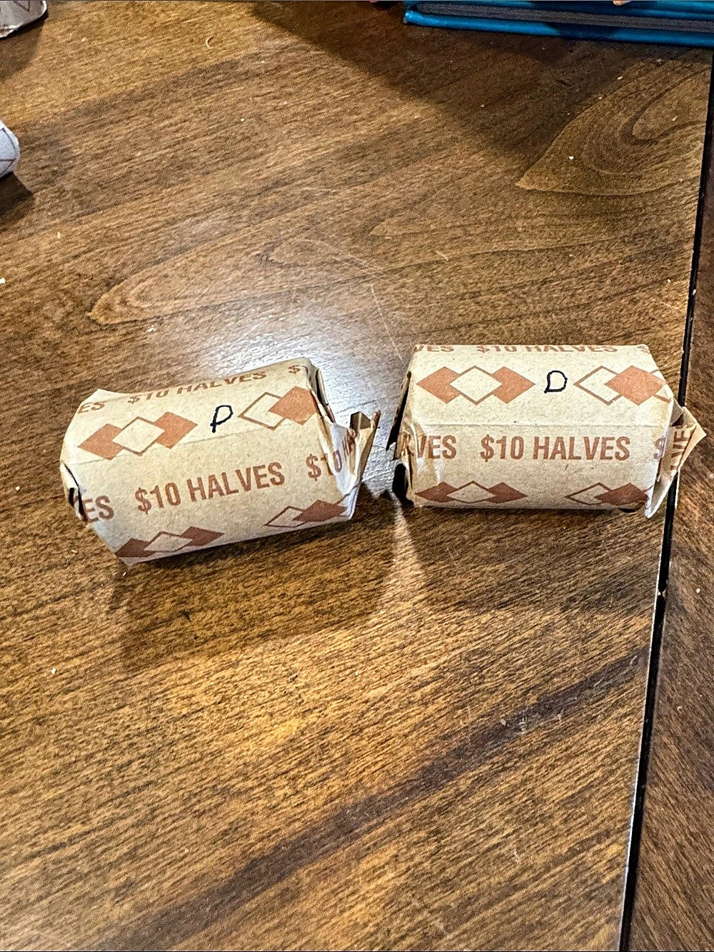 1976 Bicentennial Kennedy Half Dollars, 2 Rolls (P & D Mint), 40 Coins